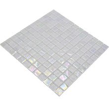 Quadratische Mosaikfliese aus Glas