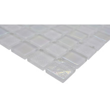 Quadratische Mosaikfliese aus Glas
