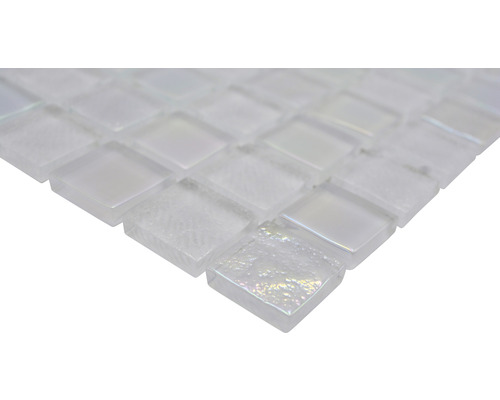 Glasmosaik CM S100 Quadrat Crystal mix Shell MYSTIC 25, 30,4x30,4cm