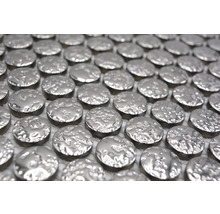 Silberfarbene Mosaikfliesen für Wand- und Bodengestaltung