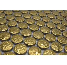 Viele runde Mosaikfliesen