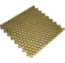 Mosaikfliese mit runden Elementen