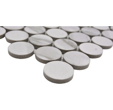 Mosaikfliesen aus Marmor, runde Form