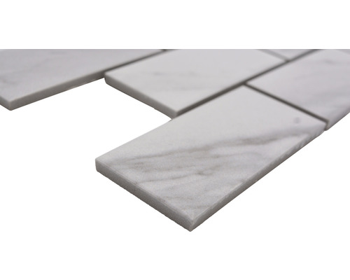 Keramikmosaik CIM BR CR Brick Carrara 29,55x29,1cm