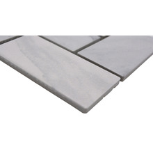 Detailansicht von Marmormosaikfliesen