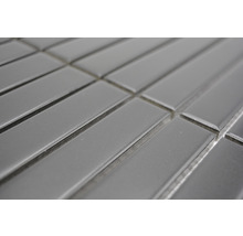 Mosaikfliesen in länglicher Form, Nahaufnahme