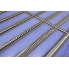 Nahaufnahme von Mosaikfliesen aus Keramik