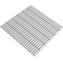 Mosaikfliese mit länglichen Steinen