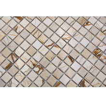 Mosaikfliese aus Marmor, quadratisch