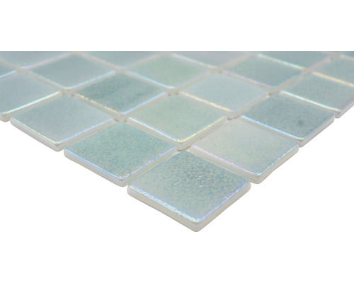 Glasmosaik VP55383PUR Quadrat ECO Shell CRYSTAL 38 PUR 31,6x31,6cm