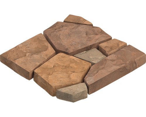 Mehrere Natursteinplatten für den Gartenbereich