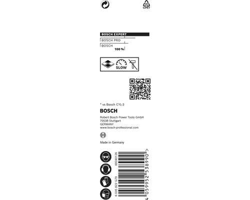 Bosch Expert, Bosch Pro, Bosch Logo, Made in Germany, Barcode, QR-Code, Sicherheitsvorkehrungen