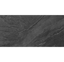 Dunkelgraue Bodenfliese mit matter Oberfläche