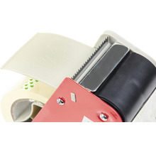 Klebebandabroller mit Abdeckung und Schneidkante