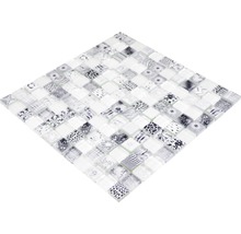 Mosaikfliese aus Glas mit Muster