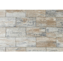 Rechteckige Pflastersteine aus Beton