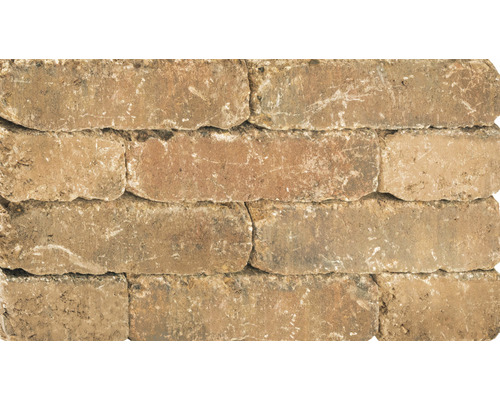 Nahaufnahme einer Wand aus Mauerziegeln