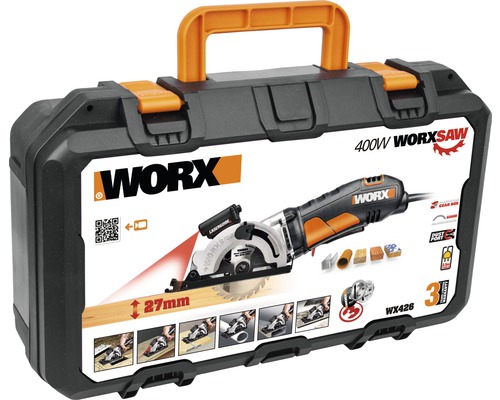 Mini Handkreiss ge Worxsaw WX426 inkl. 3 S gebl tter bei BODENHAUS