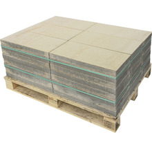 Palette mit Gehwegplatten