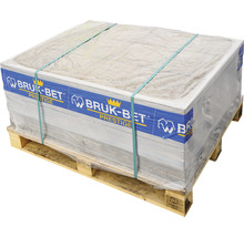 Ein Stapel Pflastersteine der Marke Bruk-Bet Prestige auf einer Palette