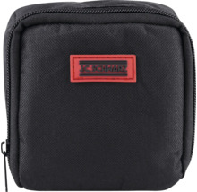 Schwarze Werkzeugtasche mit Reißverschluss und JC Schwarz Logo