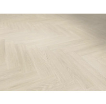 Verlegtes Fischgrätparkett aus Holz