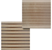 Terrassendiele aus Holzverbundstoff mit geriffelter Oberfläche