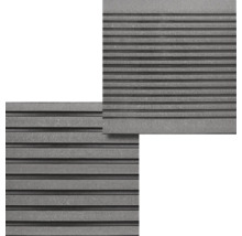 Terrassendielen aus Stein mit Rillenprofil