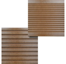 Terrassendielen aus Holzverbundstoff mit gerillter Oberfläche