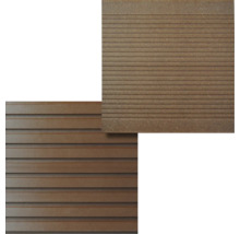 Terrassendielen aus Verbundmaterial mit geriffelter Oberfläche
