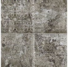 Feinsteinzeug Terrassenplatte Persian Black rektifizierte Kante 60 x 60 x 2cm