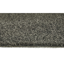 Detailaufnahme eines grauen Teppichbodens.