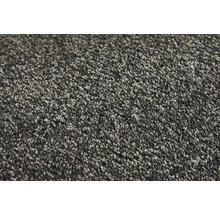 Nahaufnahme eines grauen Teppichs mit Flor