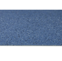 Nahaufnahme eines blauen PVC-Bodens mit Sprenkelmuster