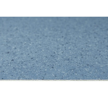 Nahaufnahme eines blauen Vinylbodens mit gesprenkeltem Muster