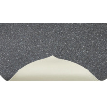 Designbodenbelag mit gesprenkelter Oberfläche und heller Unterseite