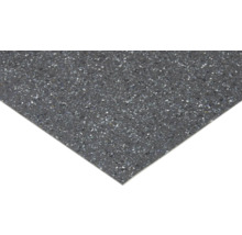 Graue Bodenfliese mit gesprenkeltem Muster.