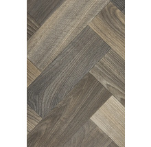 Holzfußboden im Fischgrätmuster