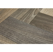 Nahaufnahme von Vinylboden in Holzoptik