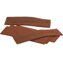 Riemchen aus Ton zur Wandverkleidung