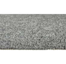 Nahaufnahme eines grauen Teppichs