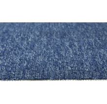 Detailaufnahme eines blauen Teppichs