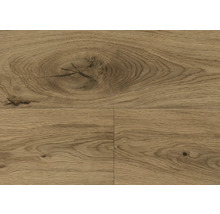 Nahaufnahme eines Laminatbodens mit Holzstruktur