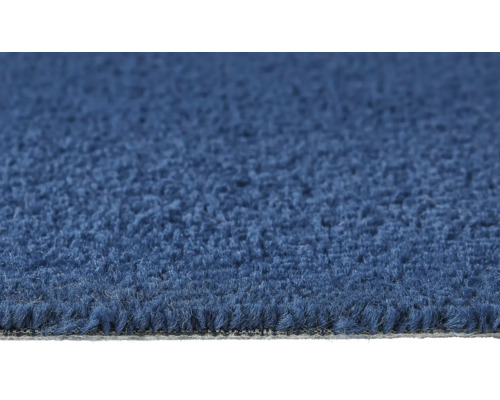 Teppichboden Velours Ines blau 400 cm breit (Meterware)