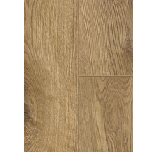 Nahaufnahme von Laminatboden in Holzoptik