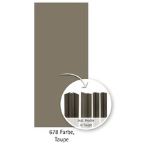 Dekorplatte in Taupe mit Profilen