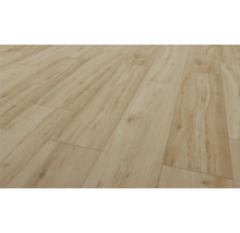 Verlegter Laminatboden in Holzoptik