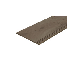 Einzelne Treppenstufe aus Holz