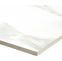 Weiße Fliese mit Marmoroptik