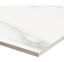 Weiße Fliese mit Marmoroptik